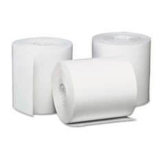 Direct Thermal Printing Paper Rolls, 3.13" x 230 ft, White, 50/Carton