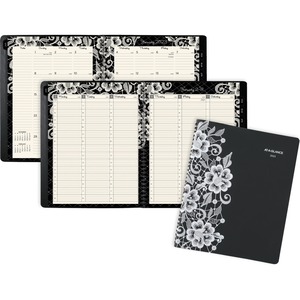 At-A-Glance Lacey 2024 Weekly Monthly Appointment Book Planner, Large, 8 1/2" x 11"