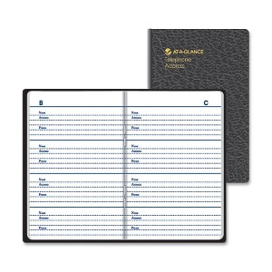 At-A-Glance Compact Design Telephone/Address Book