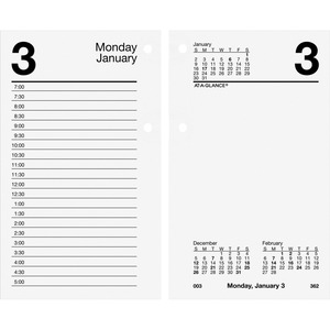 At-A-Glance Daily Desk Calendar Refill