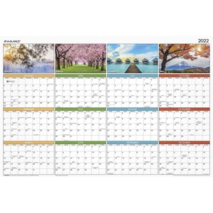 At-A-Glance Seasons in Bloom Erasable/Reversible Wall Planner