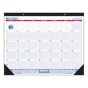 At-A-Glance Ruled Monthly Desk Pad Calendar