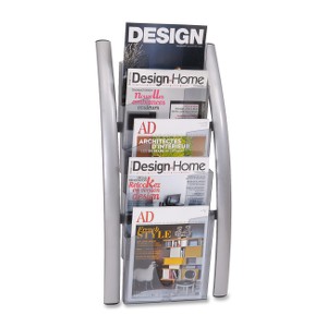 Alba 5-Pocket Wall Literature Rack