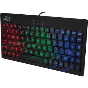 Adesso 3-Color Illuminated Mini Keyboard