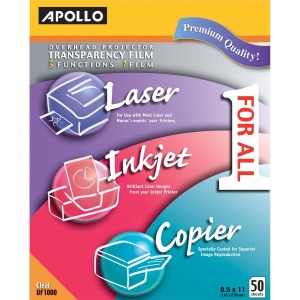 Apollo Overhead Projector Transparency Film