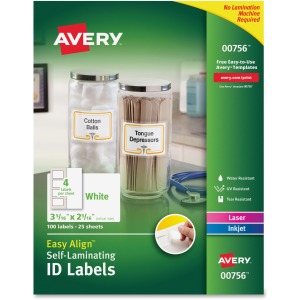 Avery® Easy Align ID Label