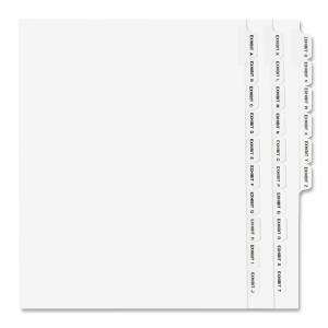 Avery® Standard Collated Legal Exhibit Divider Sets - Avery Style