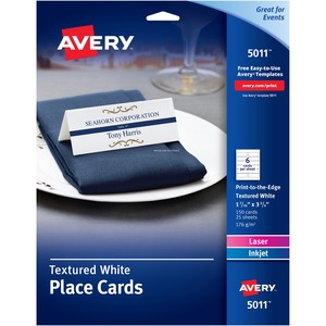 Avery® Place Cards with Sure Feed