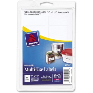 Avery® Removable ID Labels