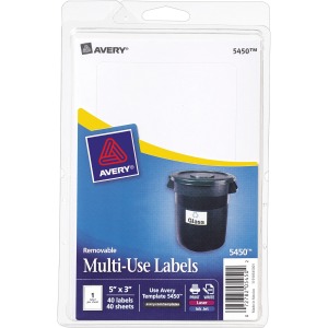 Avery® Removable ID Labels