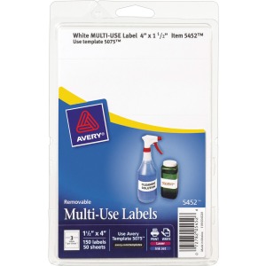 Avery® Removable ID Labels