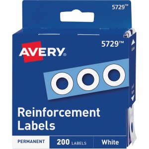 Avery® White Self-Adhesive Reinforcement Labels