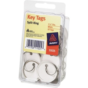 Avery® Metal Rim Key Tags