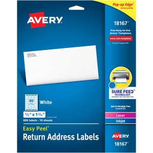 Avery® Laser & Inkjet Return Address Labels