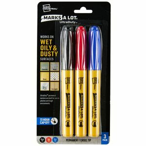 Avery® UltraDuty Markers, Chisel Tip, 3 Assorted Markers (29864)