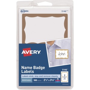 Avery® Border Print or Write Name Tags