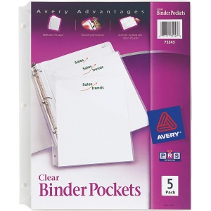 Avery® Durable Letter Vinyl File Pocket