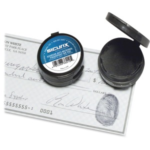 SICURIX Adhesive Fingerprint Ink Pad