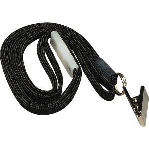 Neck Cord W/uclip Fstnr *black