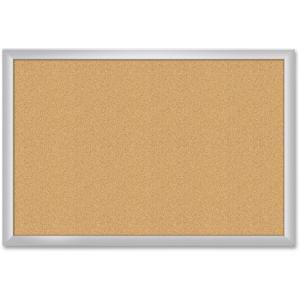 The Board Dudes Aluminum Frame Cork Bulletin Board