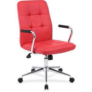 Boss Modern Office Chair with Chrome Arms