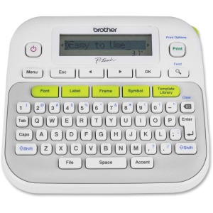 Brother P-Touch PT-D210 Label Maker - Thermal Transfer - Monochrome - Desktop