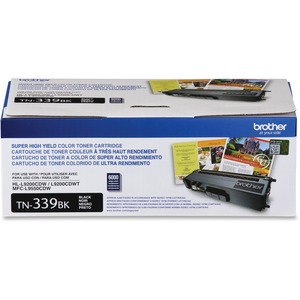 Brother Genuine Tn339bk Super High Yield Black Toner Cartridge