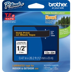 Brother P-touch TZe Laminated Tape Cartridges