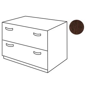 Bush Business Furniture Series C36W 2 Drawer Lateral File - Assembled in Mocha Cherry