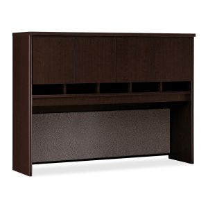 Bush Business Furniture Series C60W Hutch 4 Door in Mocha Cherry