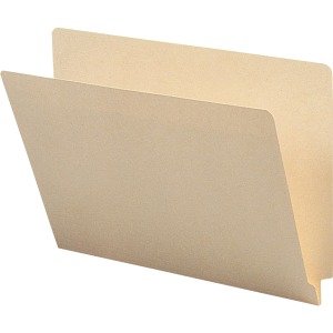 Business Source Straight Tab Cut Letter Yes End Tab File Folder