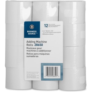 Business Source Receipt Paper - White