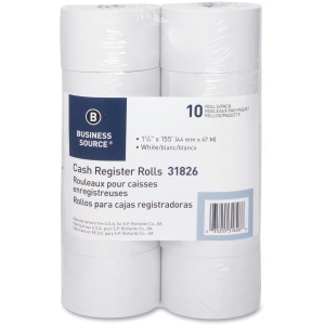 Business Source Receipt Paper - White