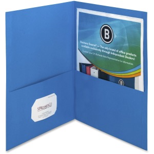 Business Source Letter Recycled Pocket Folder