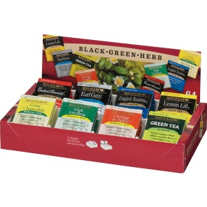 Bigelow Assorted Flavor Herbal Tea, Black Tea, Green Tea Bag