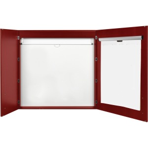 MasterVision 2-door Cherry Conference Cabinet