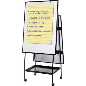 MasterVision Melamine Double-sided Easel