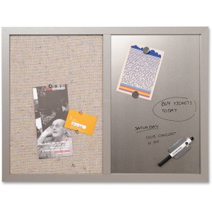 MasterVision MV Fabric/Dry-erase Bulletin Board