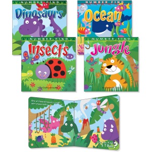 Rourke Educational Number Find Board Book Set Printed Book