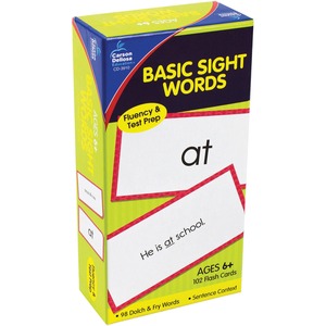 Carson Dellosa Education Grades 1-3 Basic Sight Words Flash Card Set