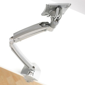 Chief Kontour Single Desk Arm Mount - For Displays 10-38" - Silver