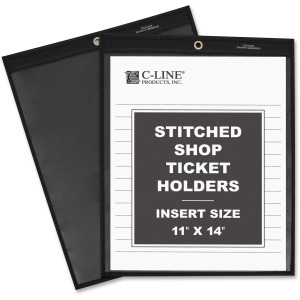 C-Line Shop Ticket Holders, Stitched