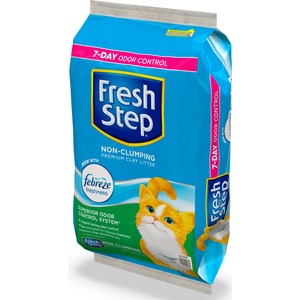 Fresh Step Non-Clumping Premium Clay Litter with Febreze Freshness - 40 lb.