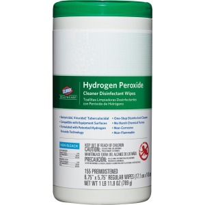 Clorox Healthcare Hydrogen Peroxide Cleaner Disinfectant Wipes