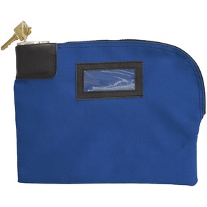 ControlTek Carrying Case Cash, Coin, Document, Card, Check - Royal Blue