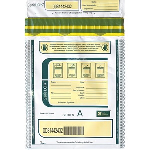 ControlTek SafeLOK Tamper-Evident Deposit Bags