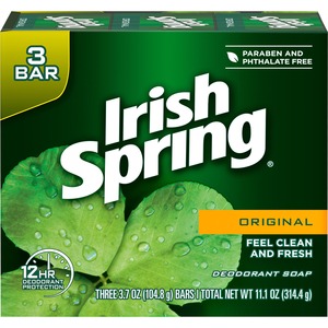 Irish Spring Deodorant Bar Soap with Flaxseed Oil