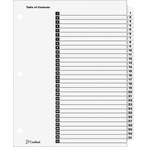 Cardinal OneStep Daily Index System