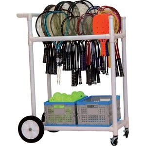 Champion Sports All-Terrain ABS Racket Cart