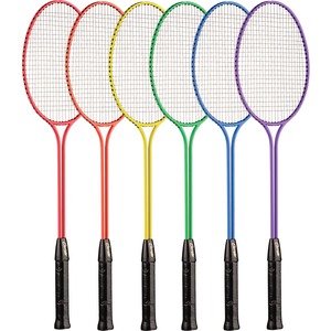 Champion Sports Tempered Steel Twin Shaft Badminton Racket Set